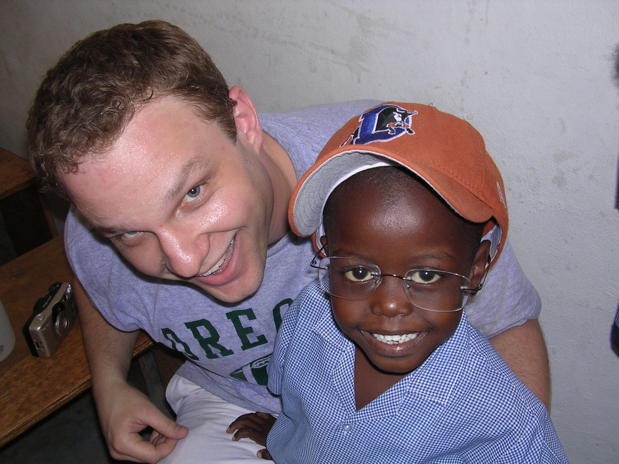 Haitian schoolboy