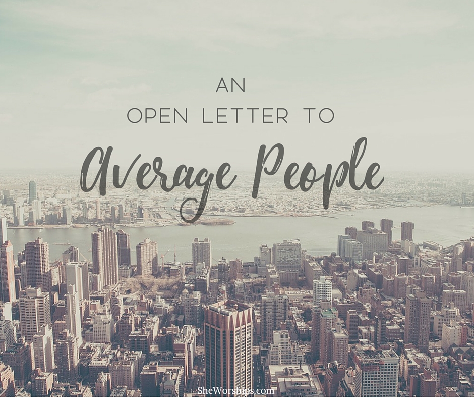 AN OPEN LETTER TO